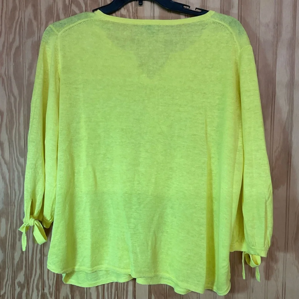 Talbots Linen Sweater - Picture 4 of 5